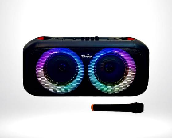 SUNFLASH BLUETOOTH SPEAKER WITH RGB LED LIGHT/SHOLDER STRAP SF-787