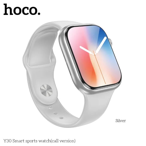HOCO Y30 Smart Sports Watch (Call Version) - SILVER