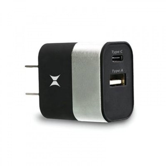 Xtreme USB Type-C Dual Port Home Charger 2.4A XHC8-1013-BLK