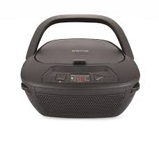 Borne Portable Boombox with AM/FM Radio and CD Player (GRAY) PRCD750-GR