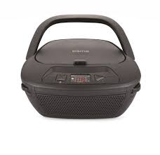 Borne Boombox portable avec radio AM/FM et lecteur CD (GRIS) PRCD750-GR