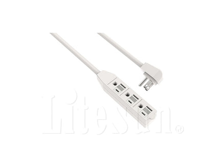 3 Outlets extension cord