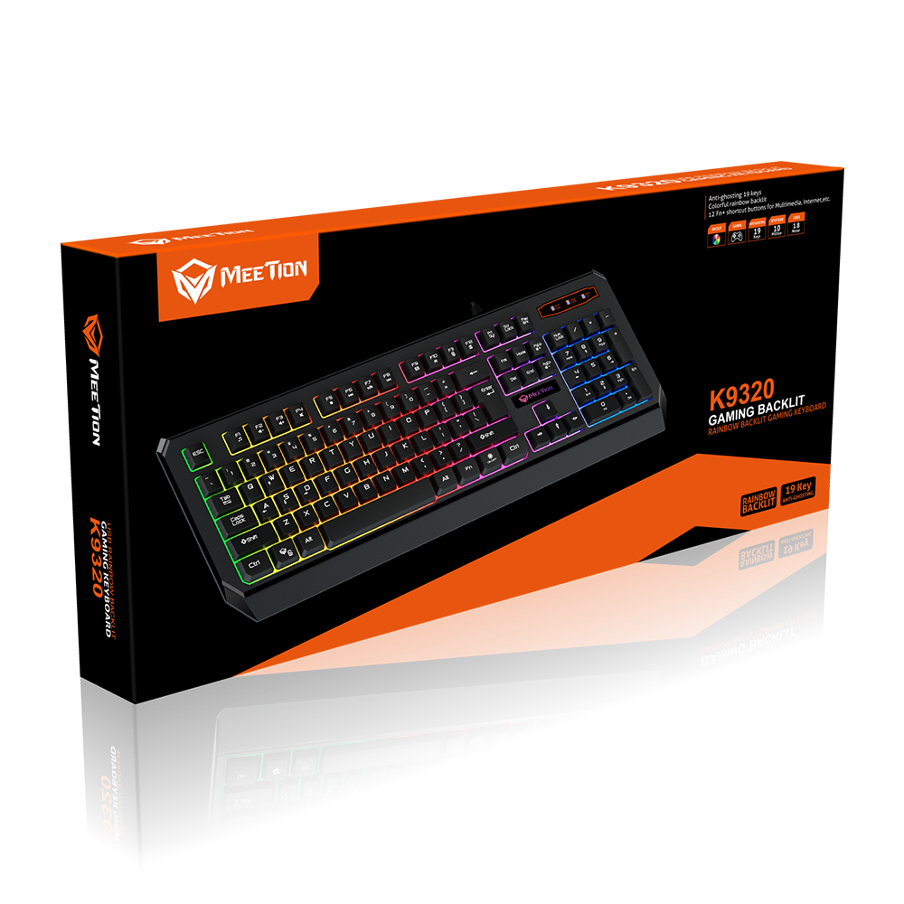 GAMING KEYBOARD WITH RAINBOW BACKLIT