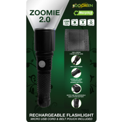 ULTRA LUMINEUX 1200LUM. LAMPE DE POCHE À LED