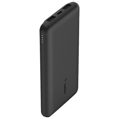 Belkin Boost Charge 3-Port 10,000mAh Power Bank - Black/Silver