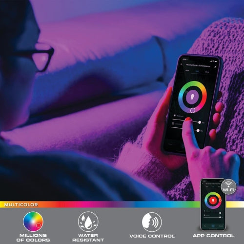 Monster WIFI RGBW Smart Sound Reactive Multi-color LED Light Strip 16.4ft/5m