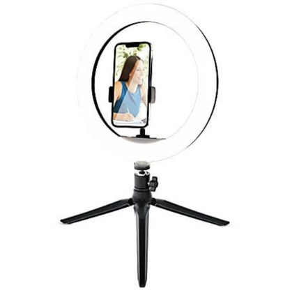 Monster MSV7-1012-MWT 10 in. Multicolor LED Ring Light with Flexible Tripod