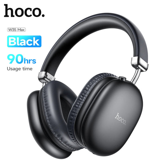 Super Bass Hoco Bluetooth Headphone  -Including Aux, TF Card & BTV5.3 (Black)