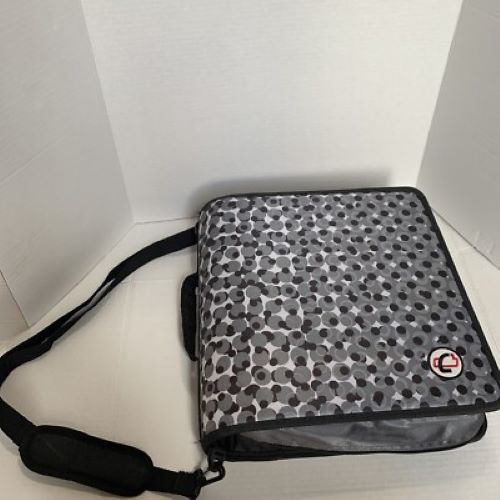 Case It Capacity Ring Zipper Binder w/ Expandable File D-145 New