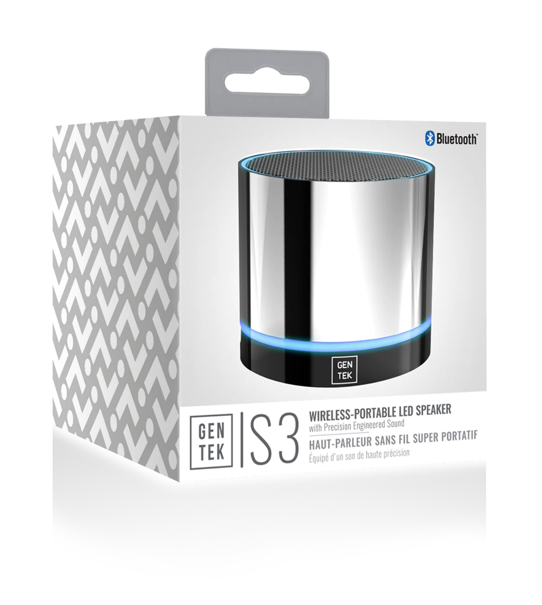 HAUT-PARLEUR PORTABLE BLUETOOTH SANS FIL GENTEK S3 PLUS - AVEC DEUX HAUT-PARLEURS APPARIEMENT POUR EFFET STÉRÉO