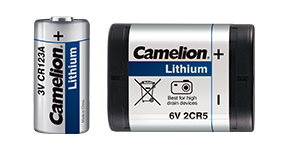 Camelion Lithium Batteries CR123
