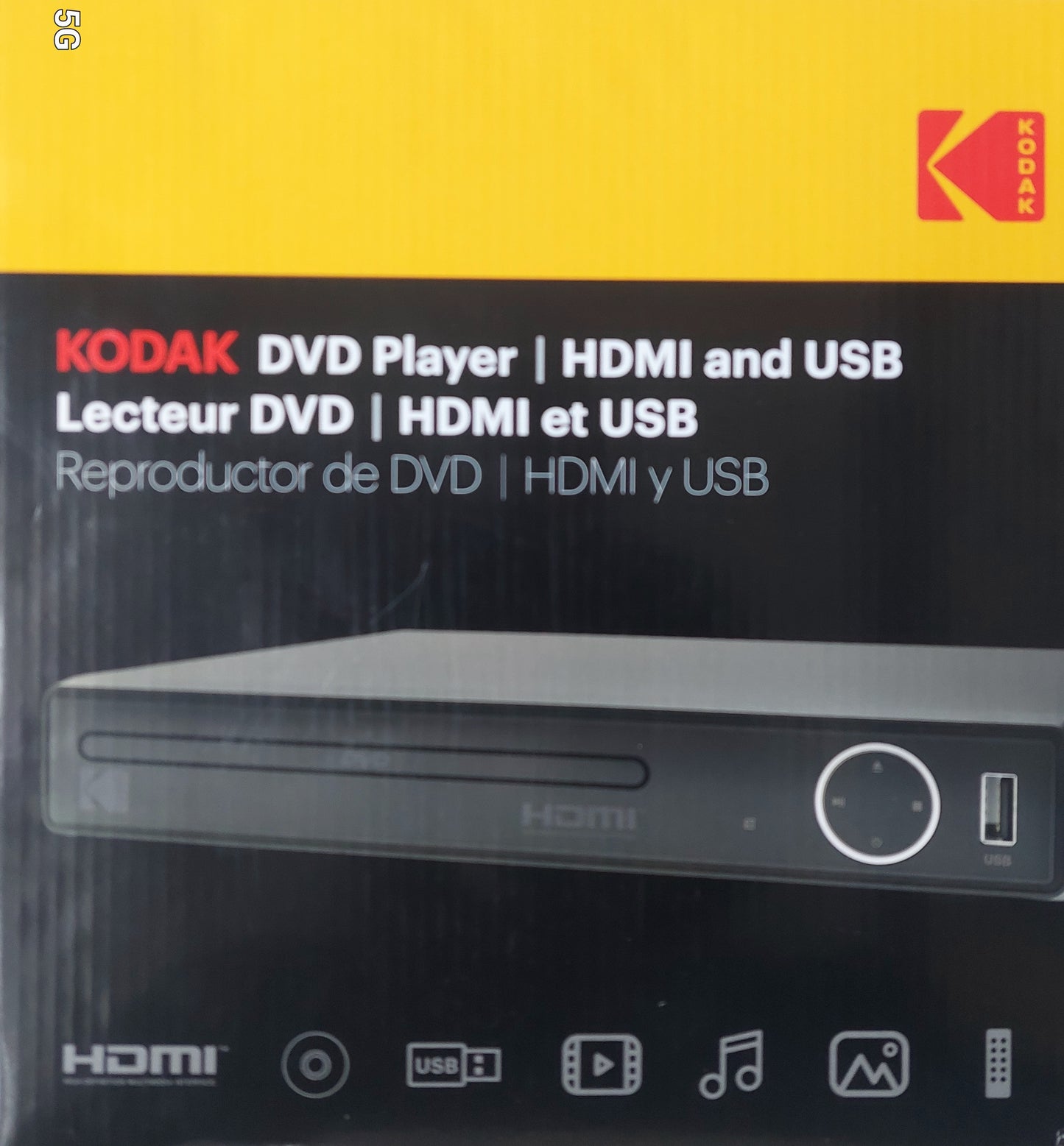 Kodak HD DVD player with HDMI & USB