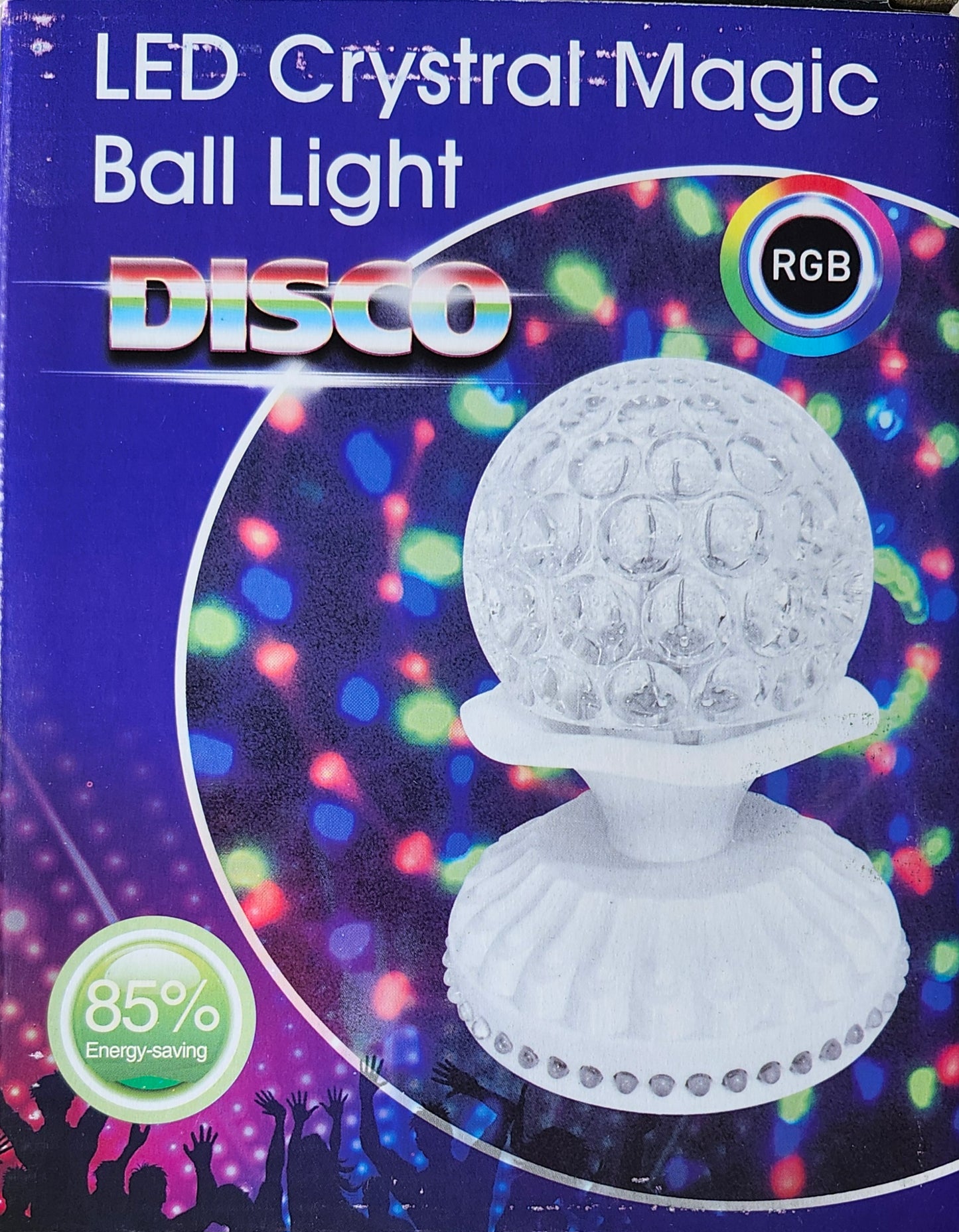 LED CRYSTAL MAGIC DISCO BALL RGB LIGHT 918232