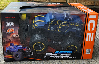 Large-Remote Control Racing Police Jeep (BNF666-630A) 1.12 SCALE