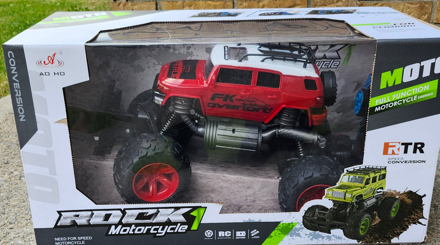 RC Rock Climbing Jeep-1200mAh Li-Ion 7.4V Strong Suspension 2.4GHz Remote Age 6+ (911-612A)