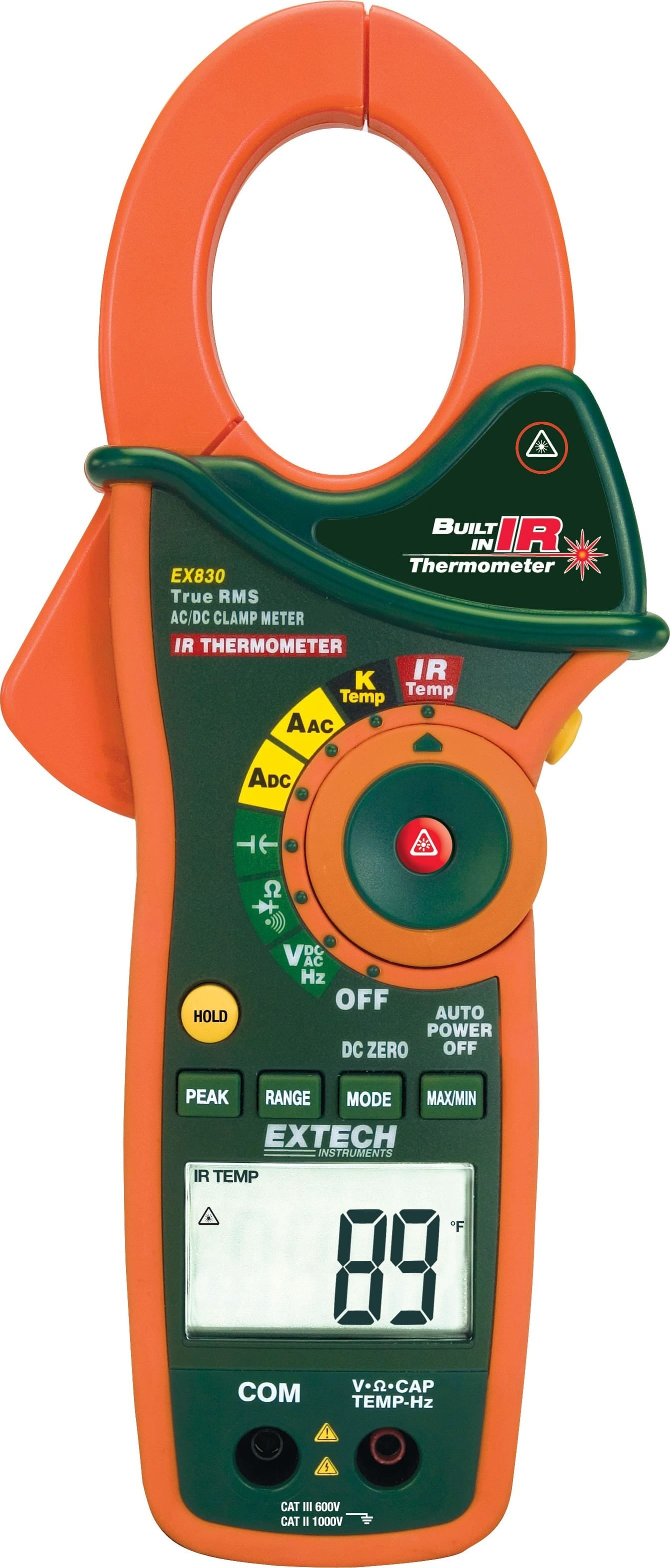 Extech EX830 True RMS Multimeter with Built-In Clamp Meter