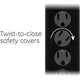GE 6 Outlet Surge Protector 2 Pack, 8 Ft Extension Cord