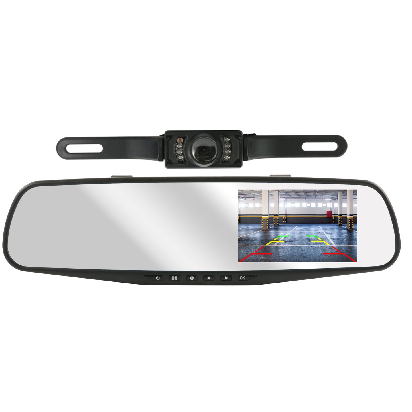 MONSTER DASH&BACK UO CAM WITH LCD REARVIEW MIRROR