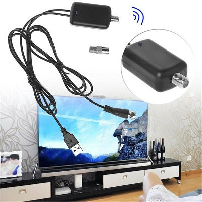 HDTV Antenna Channel TV Signal Amplifier Booster Digital HD 1080P 25DB