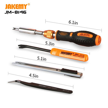 JAKEMY JM-8146 47 in. Multifunction Home Maintenance Tool Kit
