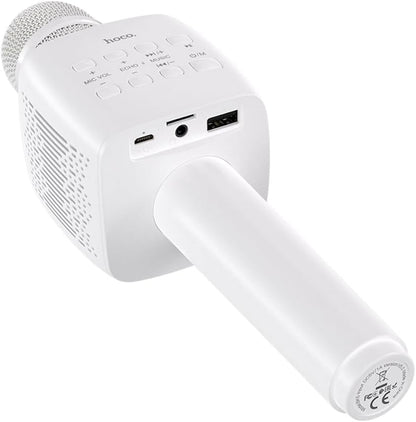 Hoco BK5 Cantando Karaoke Microphone (White)