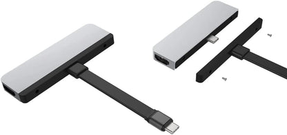 TARGUS HyperDrive 6-in-1 USB-C Hub/Silver HD319B-SILVER