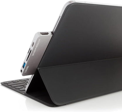 TARGUS HyperDrive 6-in-1 USB-C Hub/Silver HD319B-SILVER