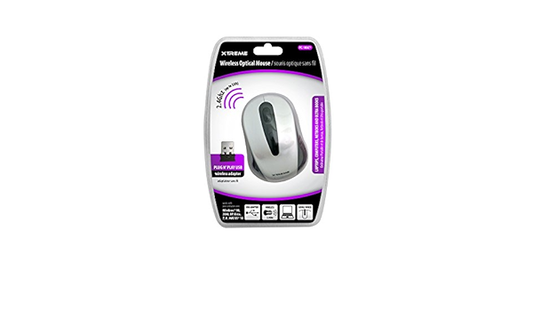 WIRELESS OPTICAL MOUSE 2.4 GHZ SILVER