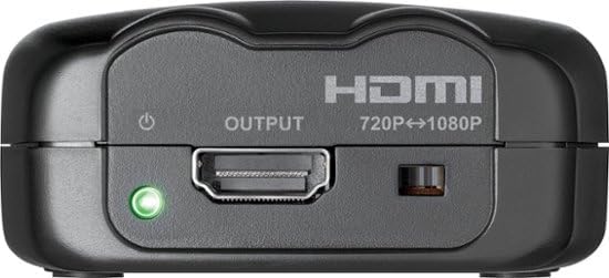 INSIGNIA RCA to HDMI Converter, 1080P RCA Composite Audio Video AV Converter (NS-HZ330-C)