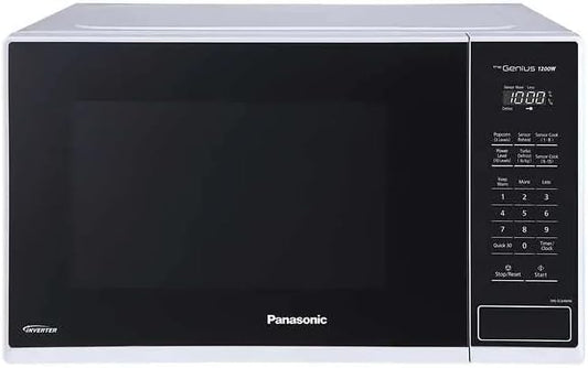 Panasonic NNSC64MW Mid-size 1.3 cubic ft. 1200W Inverter Technology Microwave Oven, Genius Sensor Cooking