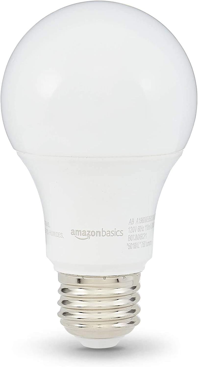 100W Equivalent, 3000K Bright White, 15,000 Hour Lifetime, A19 LED Light Bulb | 1-Pack