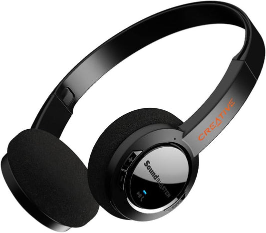 Sound Blaster JAM V2 On-Ear Lightweight Bluetooth 5.0 Wireless Headphones with USB-C