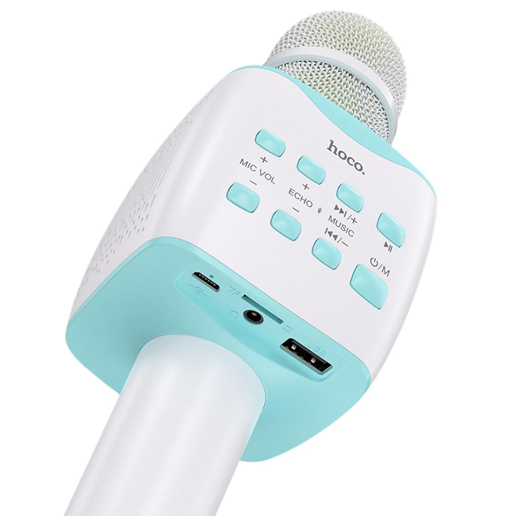 Karaoke Microphone, Bluetooth V5.0, Use Time: Up To 6 Hours, Support TF Card/U Disk BK5BL