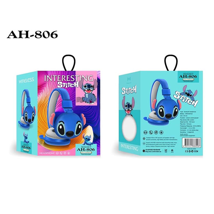 Kids Wireless Bluetooth Headphones with Microphone AD-806-STITCH