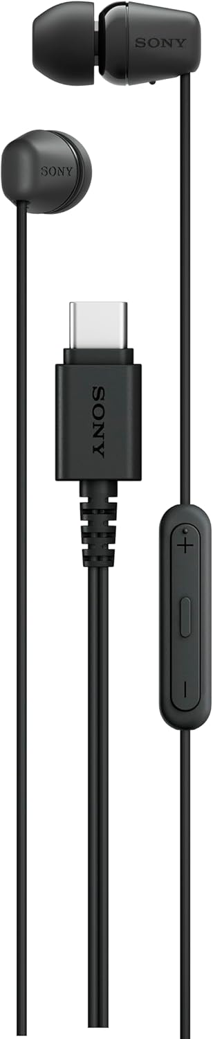 Sony IER-EX15C USB-C Plug, Wired in-Ear Headphones for iPhone and Android Phones,