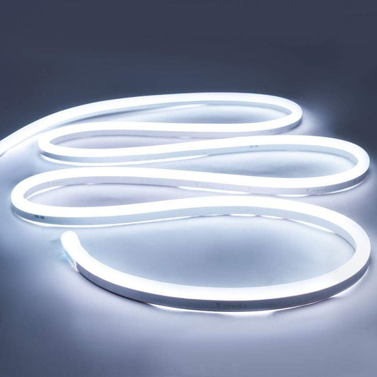 WHITE NEON LED STRIP LIGHT 6.5FT USB POWERED