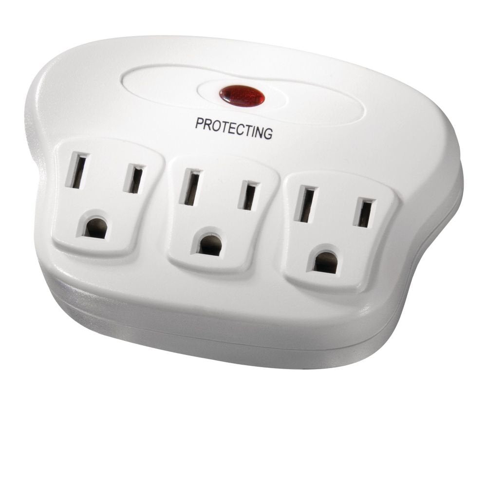 PHILIPS 3 OUTLETS SURGE PROTECTOR 1120 JOULES SPP3030D/17