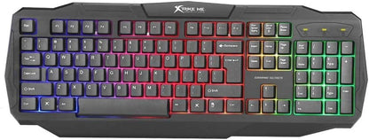 Rainbow Backlit Gaming Keyboard Mouse 4D Headset and Mousepad