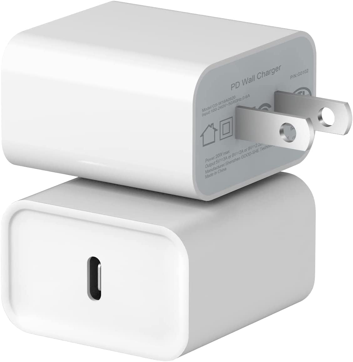 20w USB-C Power Adapter with PD 3.0 Type C Fast Charging Block