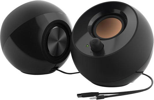 Creative Pebble 2.0 USB-Powered Desktop Speakers with Far-Field Drivers (open box)