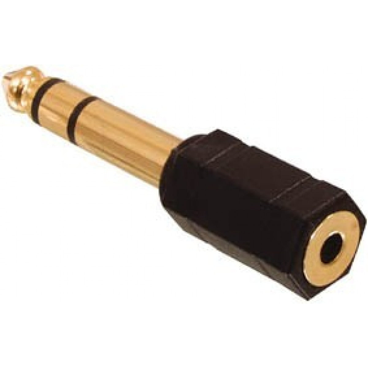 6.3MM STEREO PLUG TO 3.5MM STEREO JACK Gold plated-Blister package AN305G