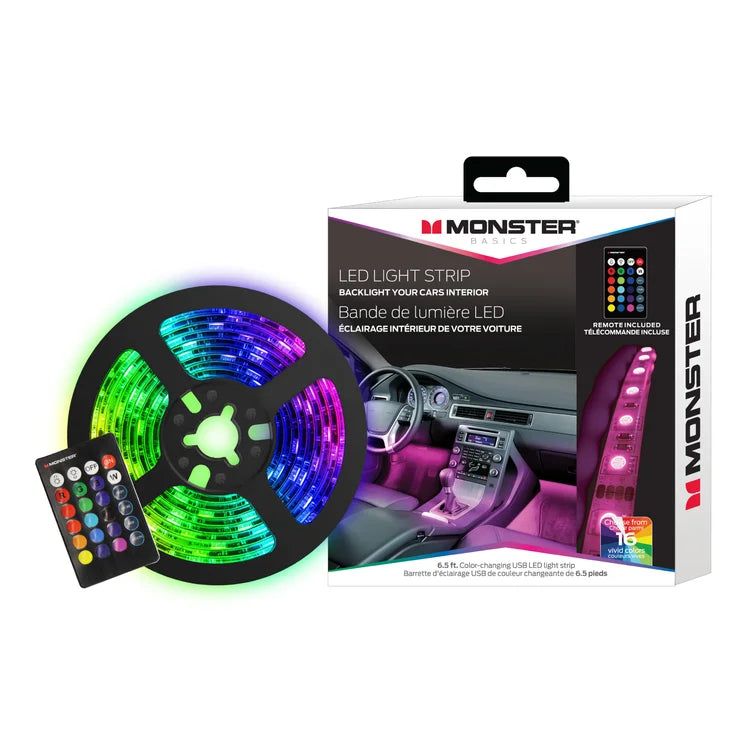 Multicolor LED Light Strip, Create Customizable Color Lighting