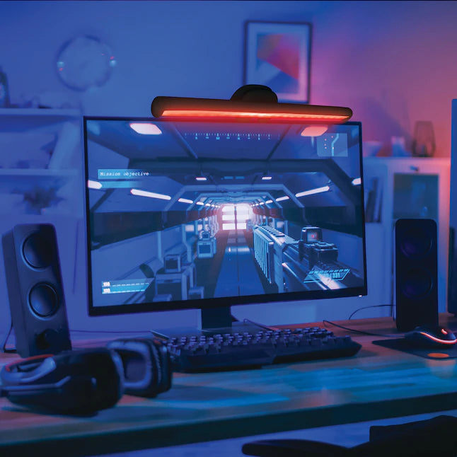 Monster LED Multicolor Monitor Light Bar, Reduces Glare from Screen For Laptop/Desktop Universal