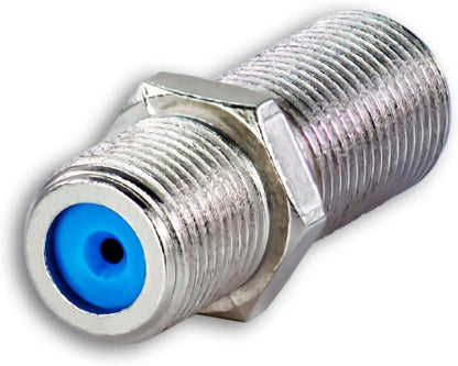 SatelliteSale  High Frequency F81 Female to Female F Type 3 GHz Coaxial Connectors (100PK)