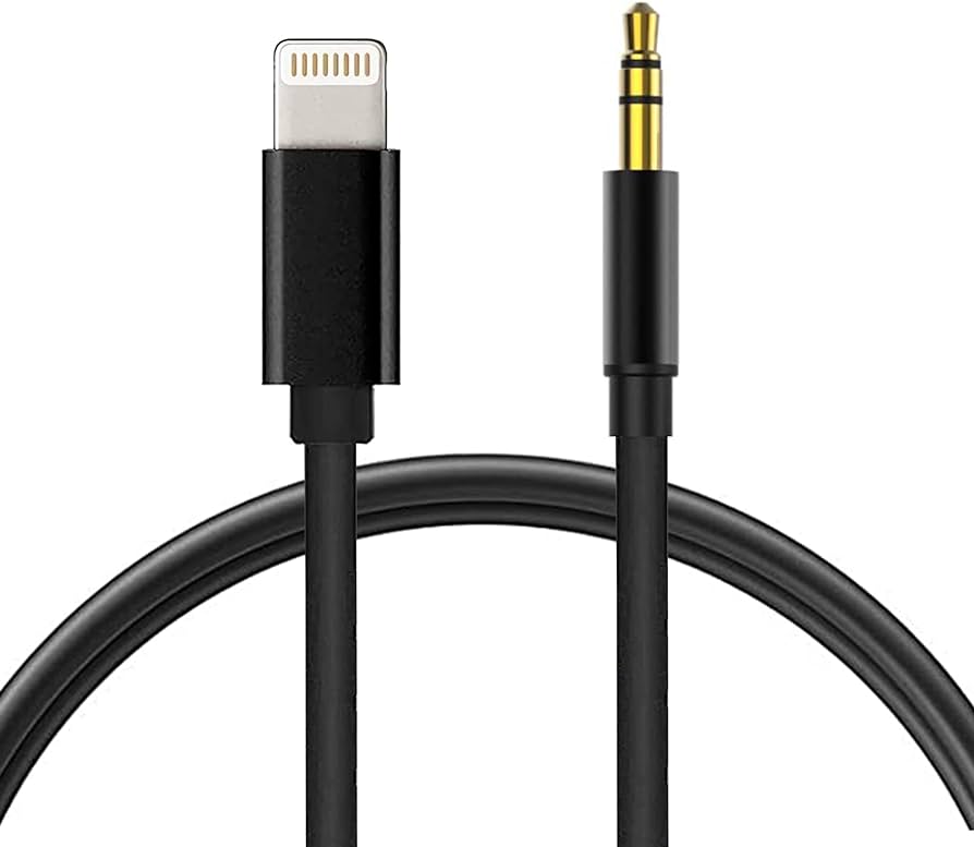 LIGHTNING TO 3.5MM MALE AUX AUDIO ADAPTER CABLE