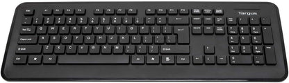 Targus Full-Size Wireless Keyboard for PC or Mac with USB Dongle, Black