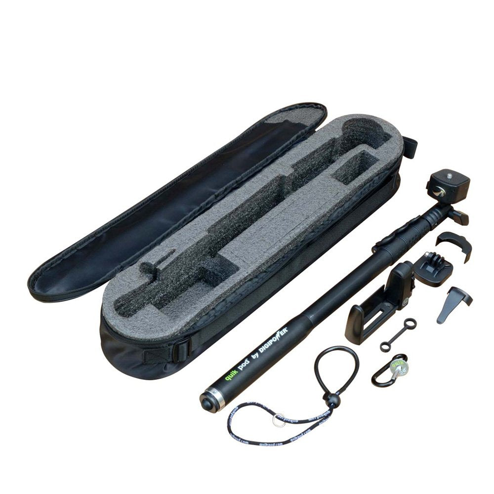 Digi power 53 inches GoPro & Ceiiphones Monopod  TP-QPXT (Black)