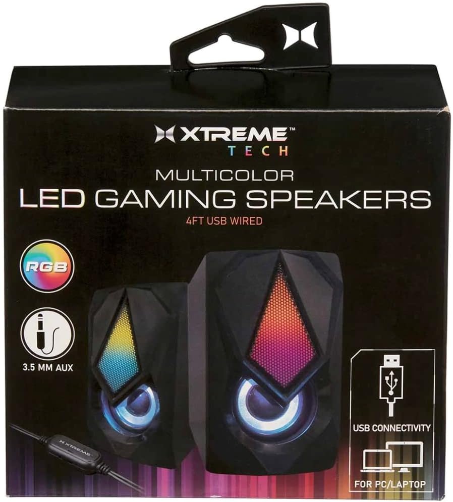 ENCEINTE DE GAMING À LED MULTICOLORE