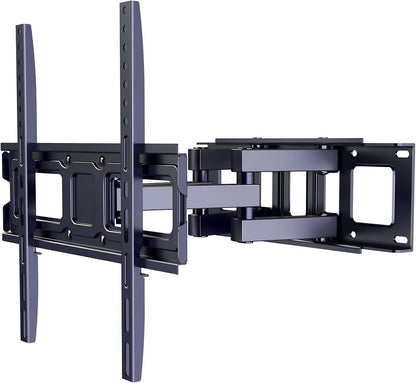 Full Motion TV Wall Mount Bracket, Dual Articulating Swivel Extension Arm for Most 26-65 Inch
