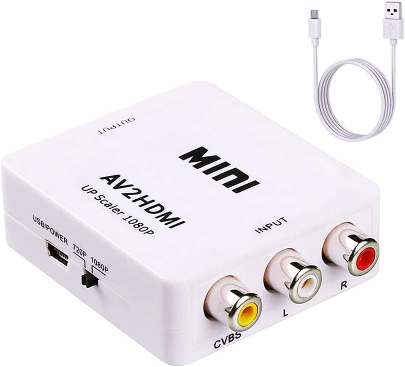 CONVERTISSEUR D'ENTRÉE AUDIO VIDÉO EN SORTIE HDMI